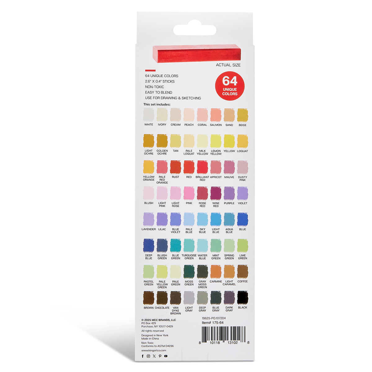 Chalk Pastels 64 pc