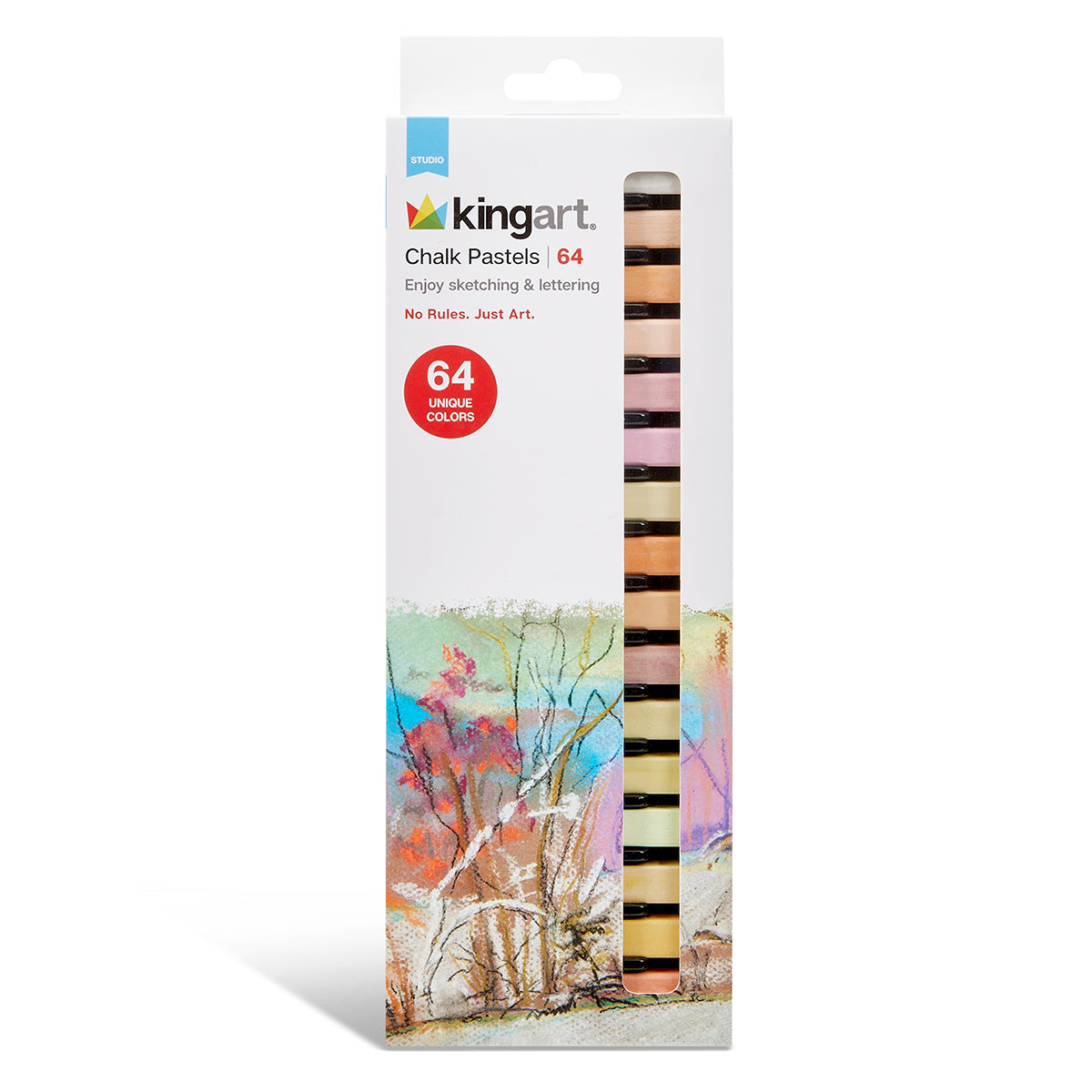 Chalk Pastels 64 pc
