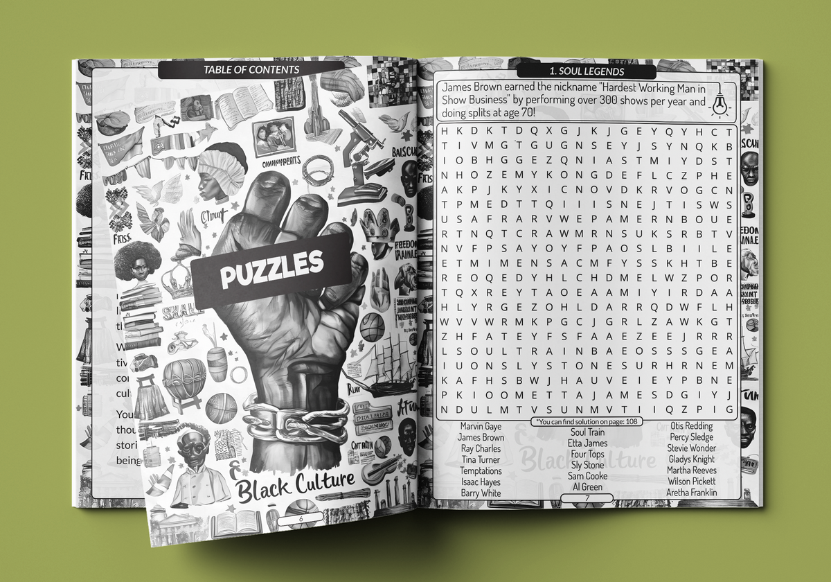 Black Culture Word Search