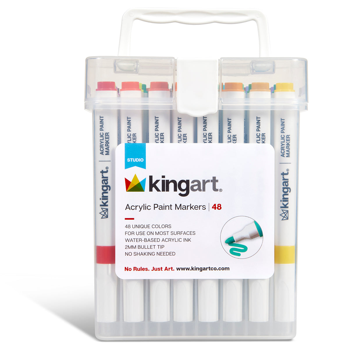 Acrylic Paint Markers - 48 Colors