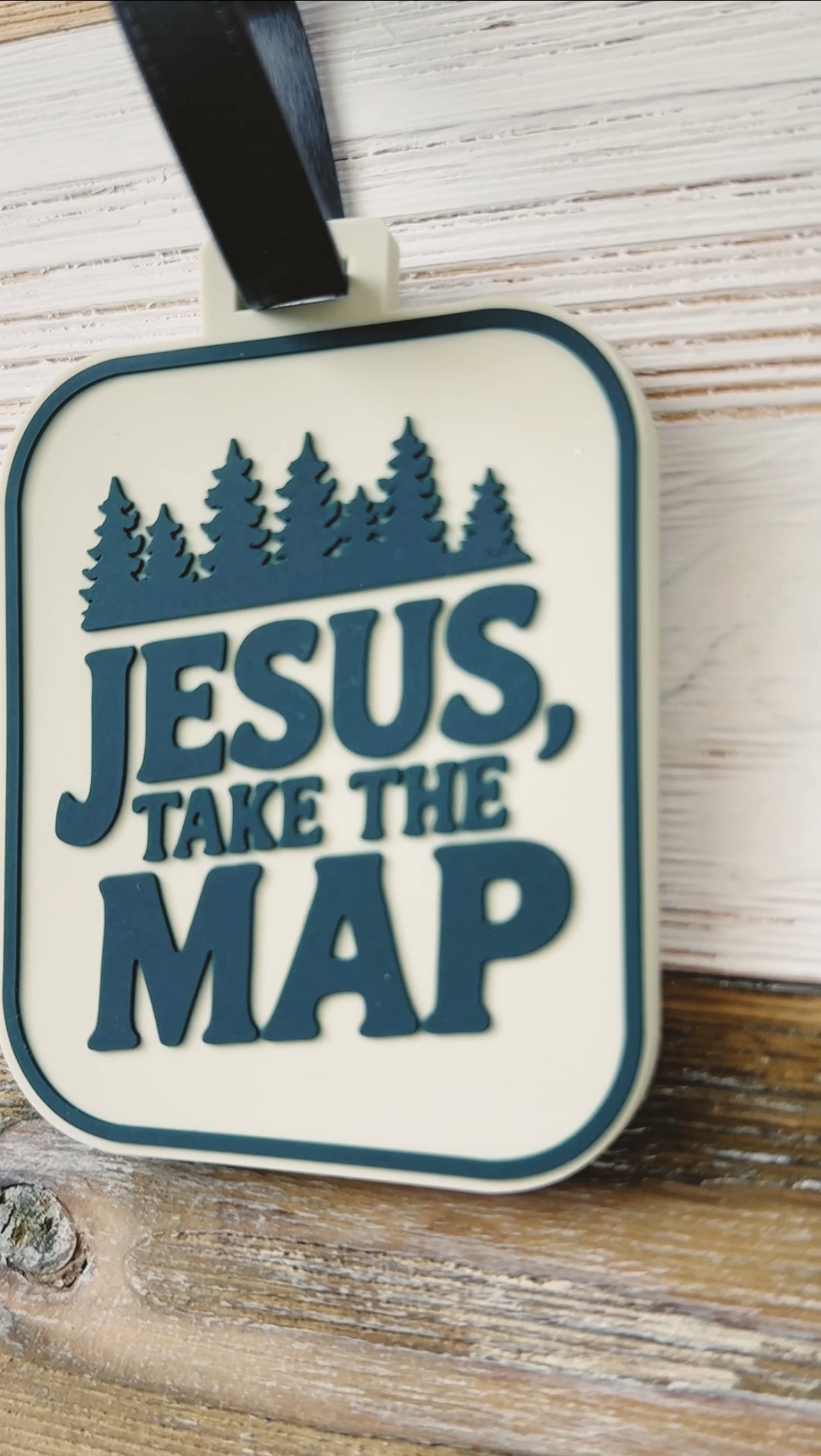 Jesus Take The Map Luggage Tag