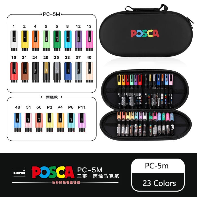 POSCA Markers Set in Handbag