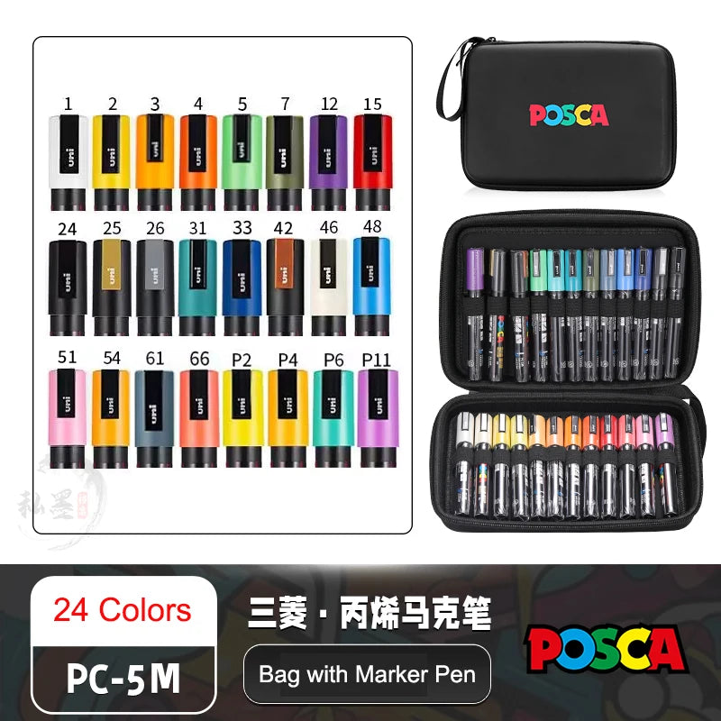 POSCA Markers Set in Handbag