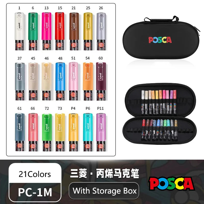 POSCA Markers Set in Handbag