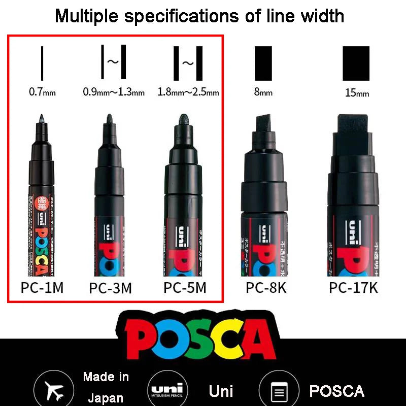 POSCA Markers Set in Handbag