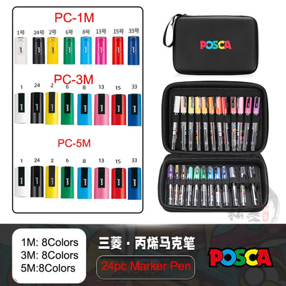 POSCA Markers Set in Handbag