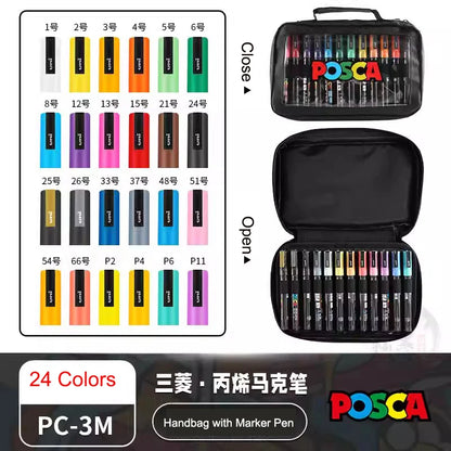 POSCA Markers Set in Handbag