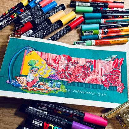 POSCA Markers Set in Handbag