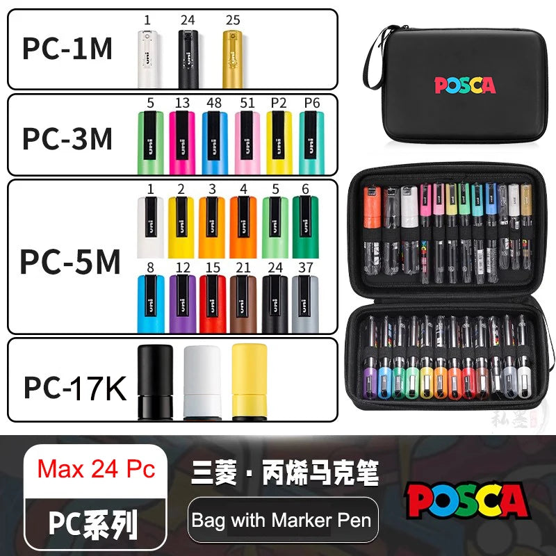 POSCA Markers Set in Handbag