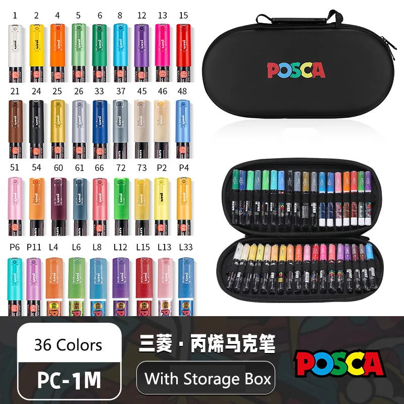 POSCA Markers Set in Handbag