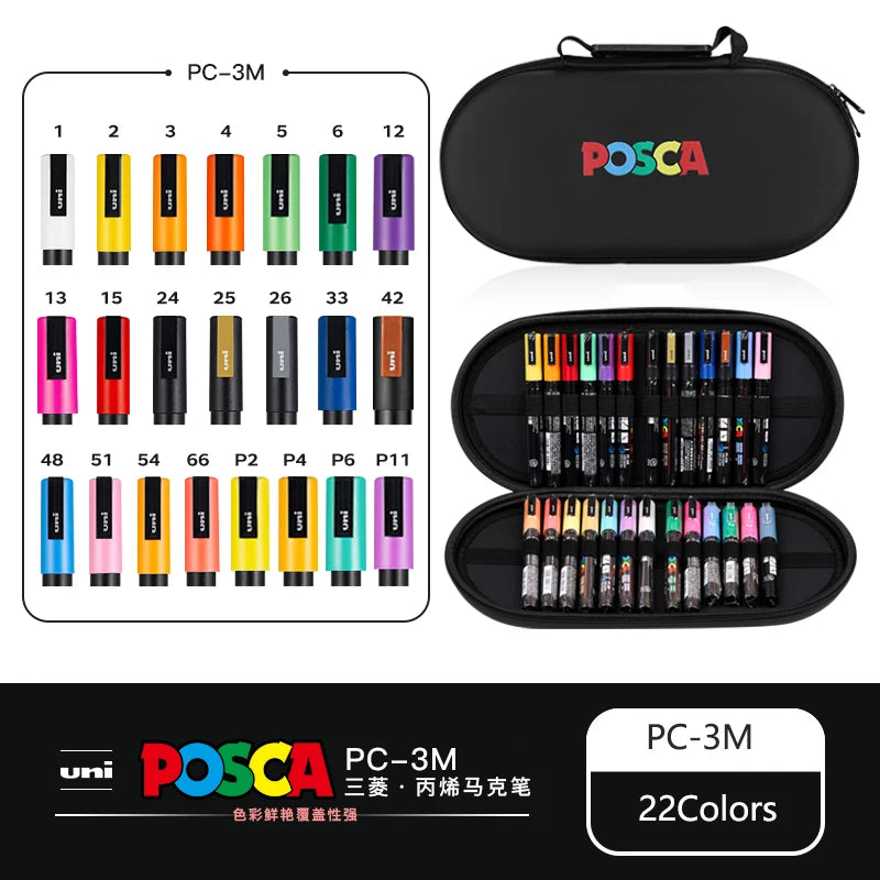POSCA Markers Set in Handbag