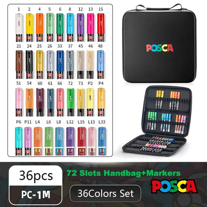 POSCA Markers Set in Handbag