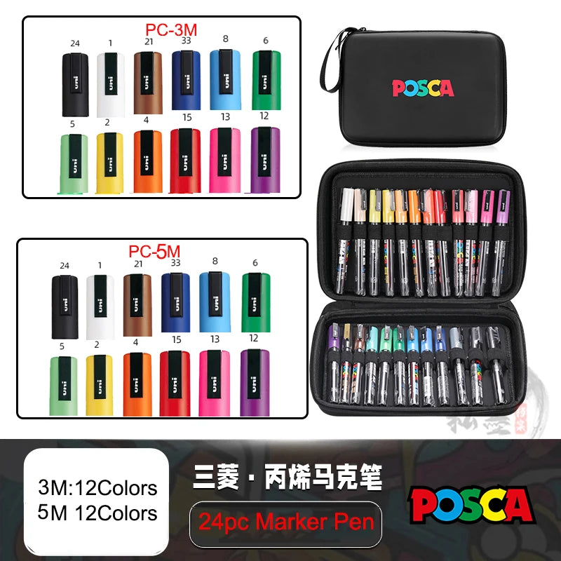 POSCA Markers Set in Handbag