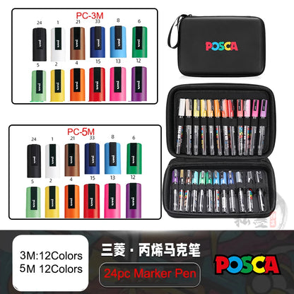 POSCA Markers Set in Handbag