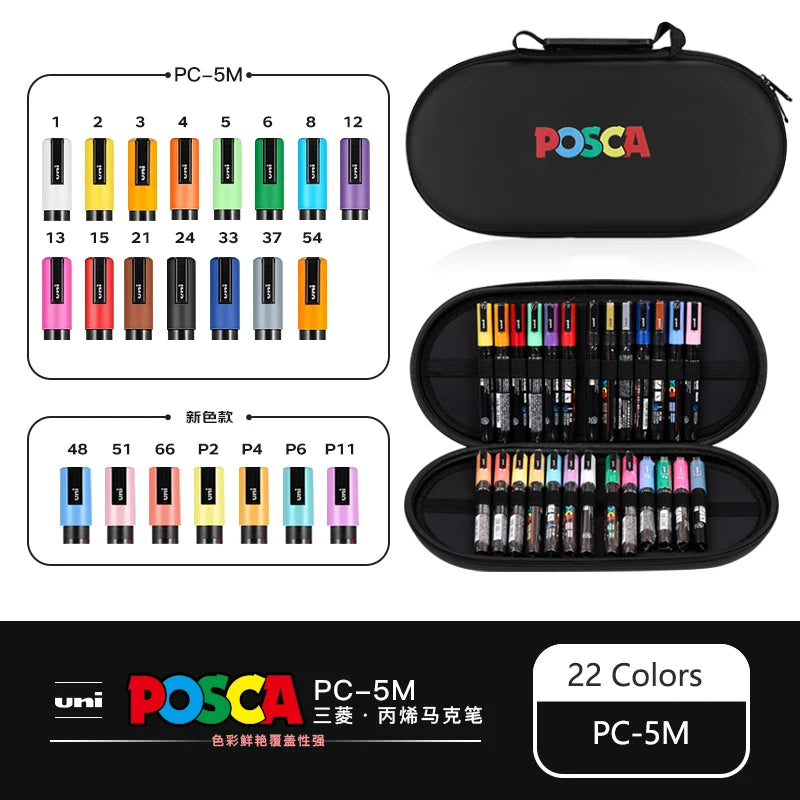 POSCA Markers Set in Handbag