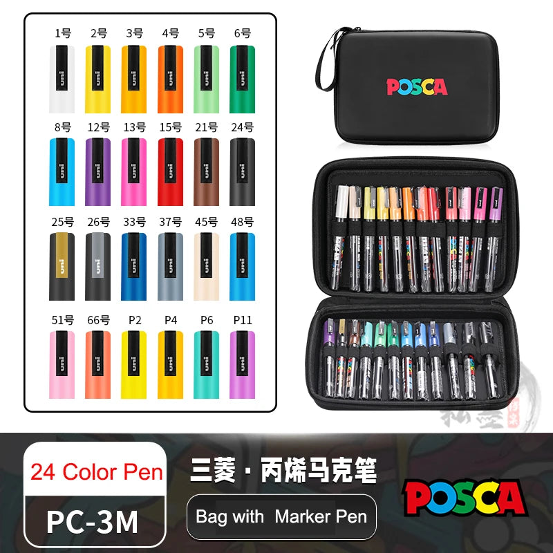 POSCA Markers Set in Handbag