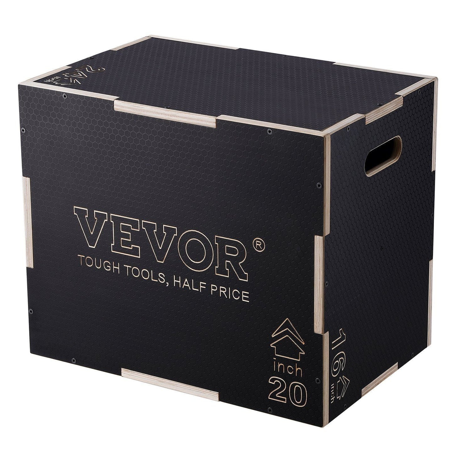 3 in 1 Plyometric Jump Box (24 x 20 x 16 inch)