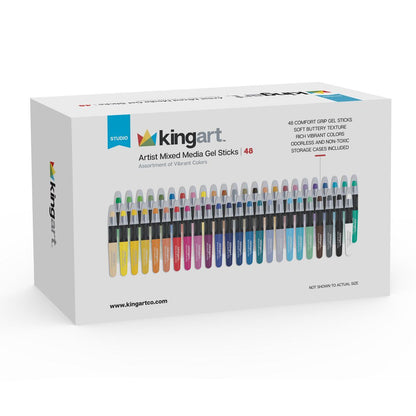 Gel Stick Crayons 48 Colors