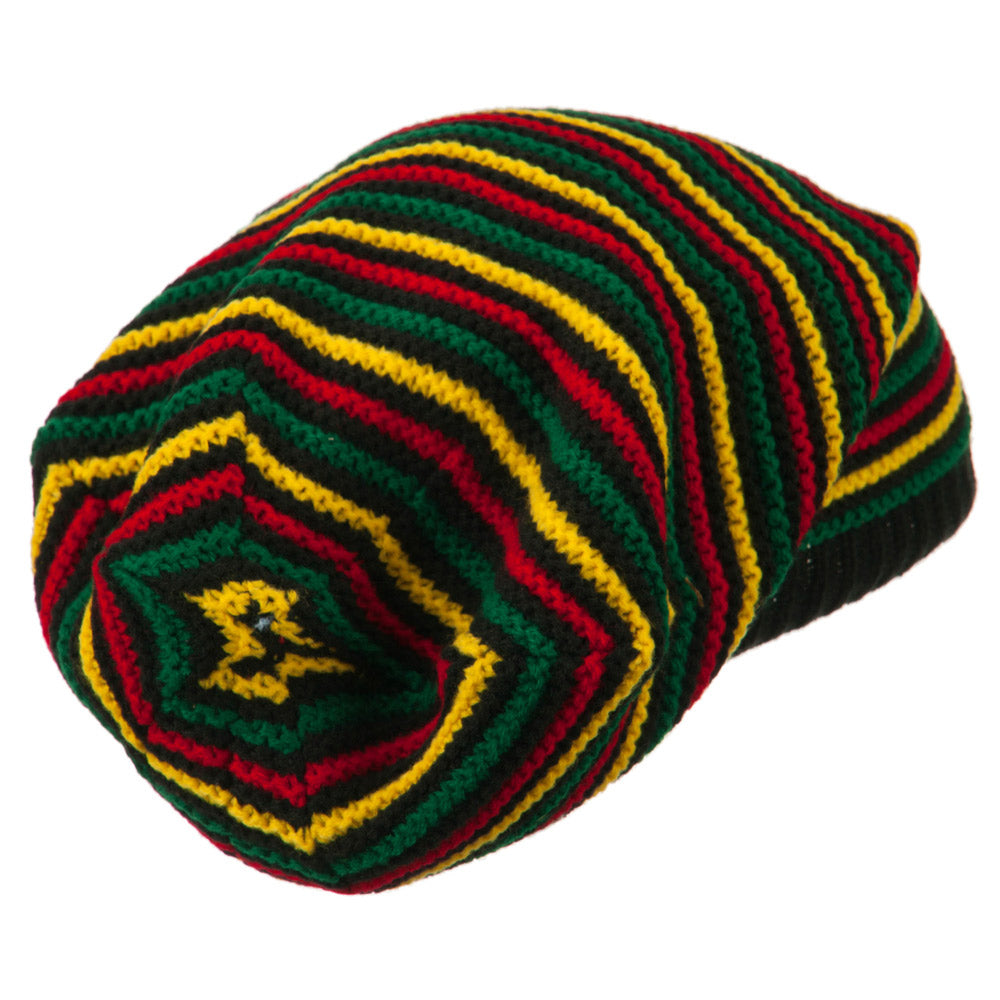 Large Rasta Beanie